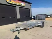 2026 Bear Track 80 X 14 All Aluminum Utility Trailer w/ Straight Gate