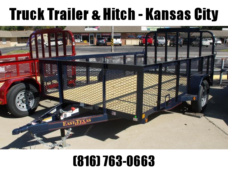 High-Wall Landscape Trailer 77 X 12 Spring Assisted Gate Midnight Blue In Color High-Wall Landscape Trailer 77 X 12 Spring Assisted Gate Midnight Blue In Color