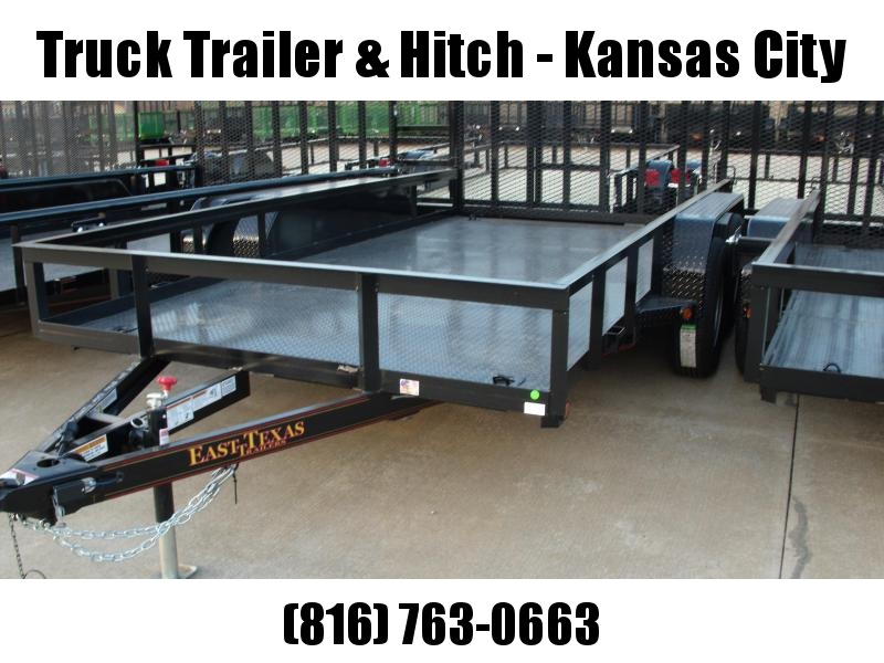 Utility Trailer 83 X 14 Metal Deck 4 WL Brakes With Tube Ramp 7000 GVW Brakes Utility Trailer 83 X 14 Metal Deck 4 WL Brakes With Tube Ramp 7000 GVW Brakes