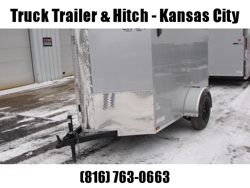 Enclosed Trailer 5 x 8 Enclosed Cargo Trailer Ramp Silver In Color Enclosed Trailer 5 x 8 Enclosed Cargo Trailer Ramp Silver In Color