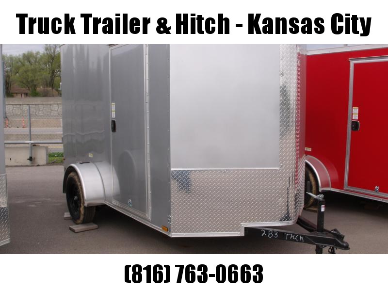 Enclosed Trailer 6 X 10 Ramp 81" Interior Silver Mist In Color All Tube Construction A Couple Of Dents Saves Hundreds Enclosed Trailer 6 X 10 Ramp 81" Interior Silver Mist In Color All Tube Construction A Couple Of Dents Saves Hundreds