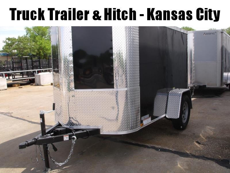 Enclosed Trailer 5 X 8 Ramp Black In Color Enclosed Trailer 5 X 8 Ramp Black In Color