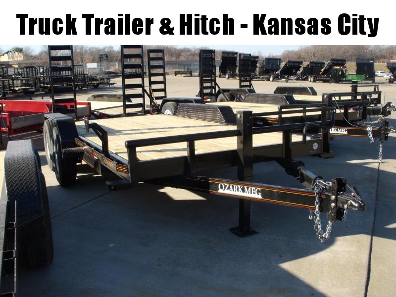 Equipment Trailer 82 X 16 Dove Ramps 14000 GVWR  14 Ply Tires 