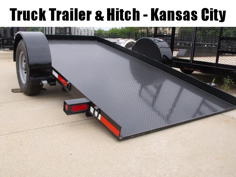 Tilt Scissor Lift Hauler 76" X 12' Brakes Equipment Trailer S/A 7000 GVWR Metal Deck Tilt Scissor Lift Hauler 76" X 12' Brakes Equipment Trailer S/A 7000 GVWR Metal Deck