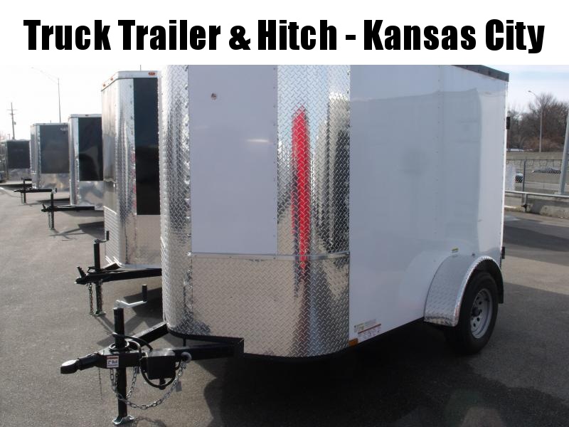 Enclosed Trailer 5 X 8 BARN DOORS 6' Tall White In Color All Tube Built Enclosed Trailer 5 X 8 BARN DOORS 6' Tall White In Color All Tube Built