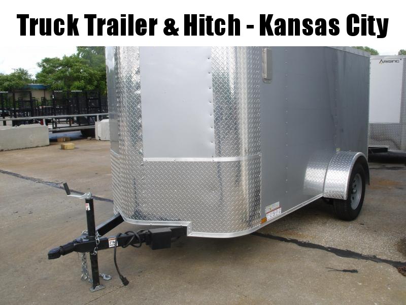 Enclosed Trailer 5 X 10 Ramp 2990 Axle Silver Mist In Color All Tube Construction Enclosed Trailer 5 X 10 Ramp 2990 Axle Silver Mist In Color All Tube Construction
