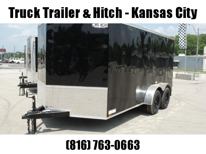 Enclosed Trailer 7 x 14 Ramp 6' 1" Interior Black In Color Ramp Door 7000 GVWR Sharp V Nose Enclosed Trailer 7 x 14 Ramp 6' 1" Interior Black In Color Ramp Door 7000 GVWR Sharp V Nose