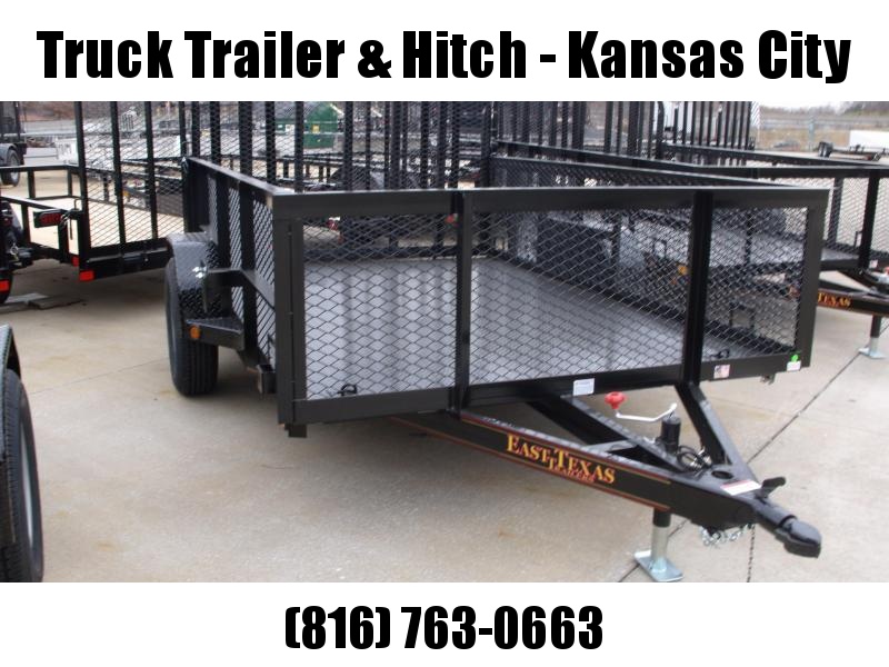 High-Wall Landscape Trailer 77 X 10 Metal Deck Spring Assisted Gate Black In Color High-Wall Landscape Trailer 77 X 10 Metal Deck Spring Assisted Gate Black In Color