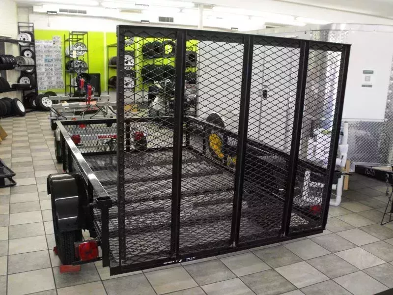 Utility Trailer 5 X 8 Ramp Mesh Floor & Sides | Truck Trailer and