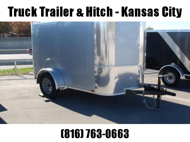 Enclosed Trailer 5 X 8 Ramp 5' Height Silver Mist In Color Enclosed Trailer 5 X 8 Ramp 5' Height Silver Mist In Color