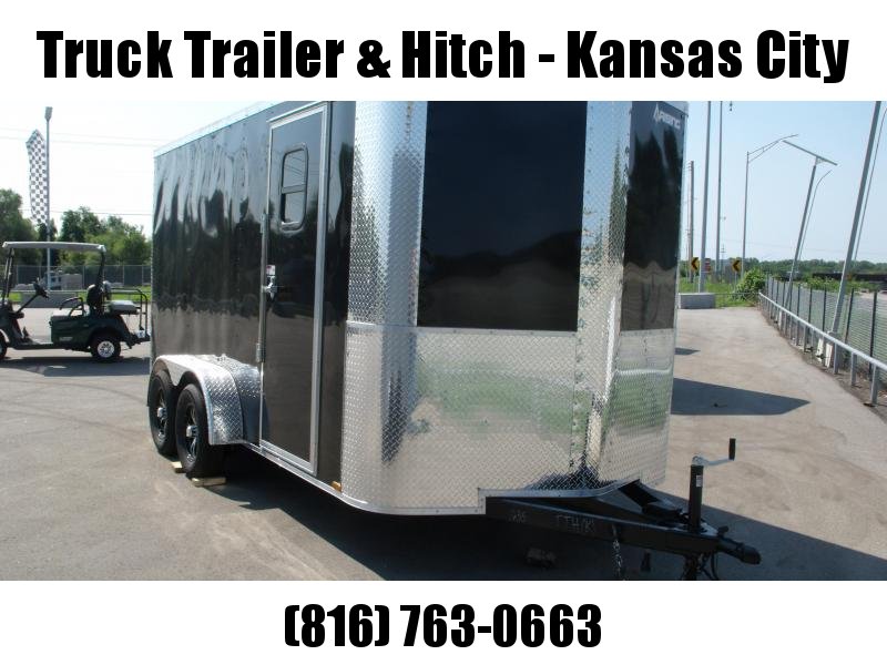 Enclosed Trailer 7 X 14 Ramp 7' Height Insulated Package 30 AMP Electrical Black In Color Enclosed Trailer 7 X 14 Ramp 7' Height Insulated Package 30 AMP Electrical Black In Color
