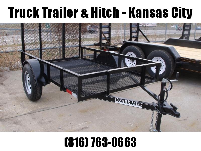 Utility Trailer 5 X 8 Mesh Floor Ramp 2000 LB Axle Utility Trailer 5 X 8 Mesh Floor Ramp 2000 LB Axle