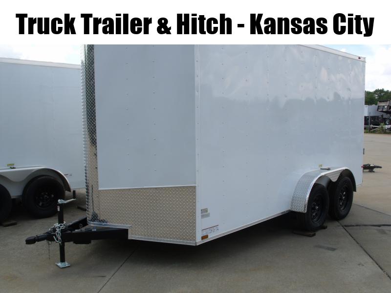 Enclosed Trailer  7 x 14  Ramp 7'  Interior White  In Color Ramp Door  7000 GVWR  1689624244