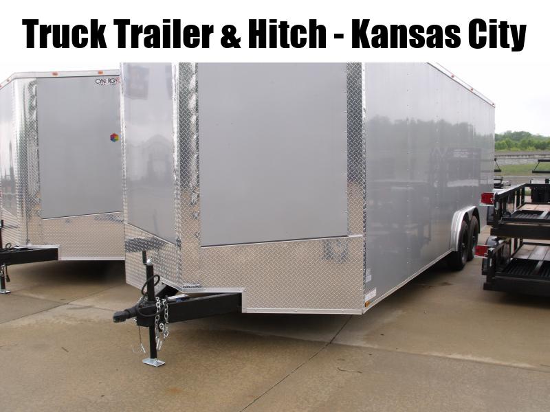 Enclosed Trailer 8.5 x 24   Ramp  7'    Interior SILVER MIST   In Color Ramp Door  9990  GVWR  1689624243