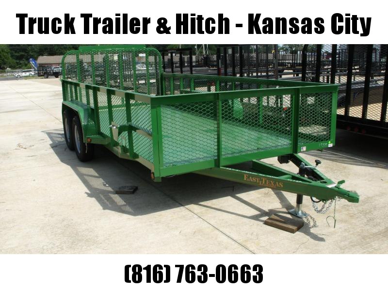 High-Wall Metal Trailer Landscape Trailer 83 X 16 Ramp John Deer Green 7000 GVW High-Wall Metal Trailer Landscape Trailer 83 X 16 Ramp John Deer Green 7000 GVW