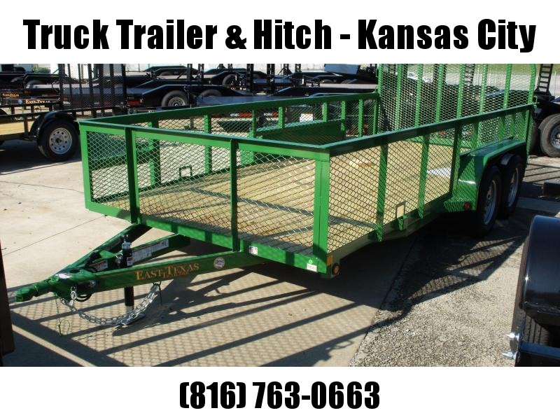 High-Wall Trailer Landscape Trailer 83 X 16 Ramp John Deer Green 7000 GVW High-Wall Trailer Landscape Trailer 83 X 16 Ramp John Deer Green 7000 GVW