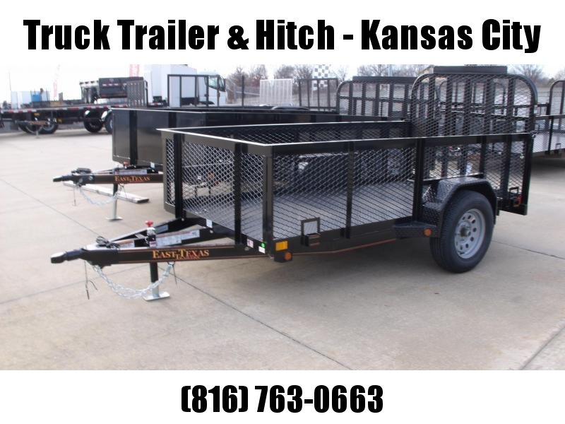 High-Wall Landscape Trailer 5 X 10 Metal Deck Spring Assisted Gate Black In Color High-Wall Landscape Trailer 5 X 10 Metal Deck Spring Assisted Gate Black In Color