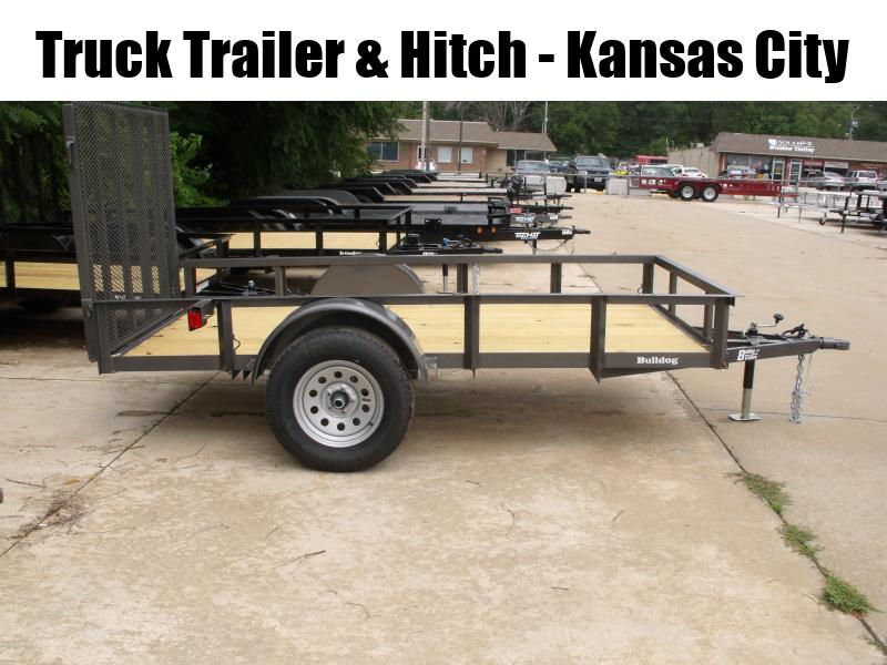 Utility Trailer 77 x 12 Dove Tail Pipe Rail Top Rear Gate 2990 Axle