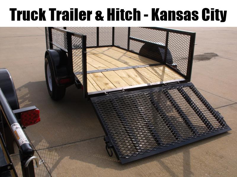 Utility Trailer 5 X 8 High-Wall Dove Tail 24 " Mesh Sides  Dove Tail 2990 Axle 1689624238