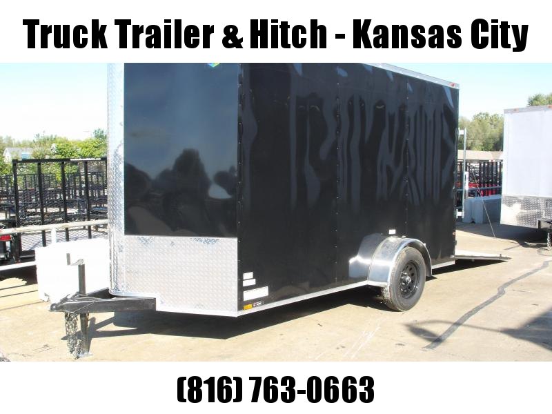 Enclosed Trailer 6 X 12 Ramp 7 ' Interior BLACK In Color All Tube Construction Enclosed Trailer 6 X 12 Ramp 7 ' Interior BLACK In Color All Tube Construction