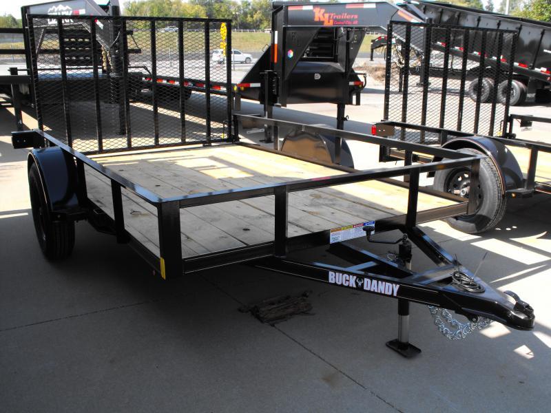 77 X 10 Utility Trailer   HD Spring Assisted Ramp qrGUc4emfd7x