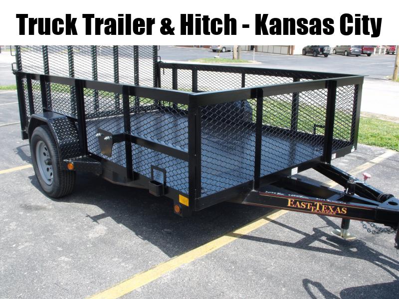 HighWall Landscape Trailer 77 X 10 Metal Deck Spring Assisted Gate