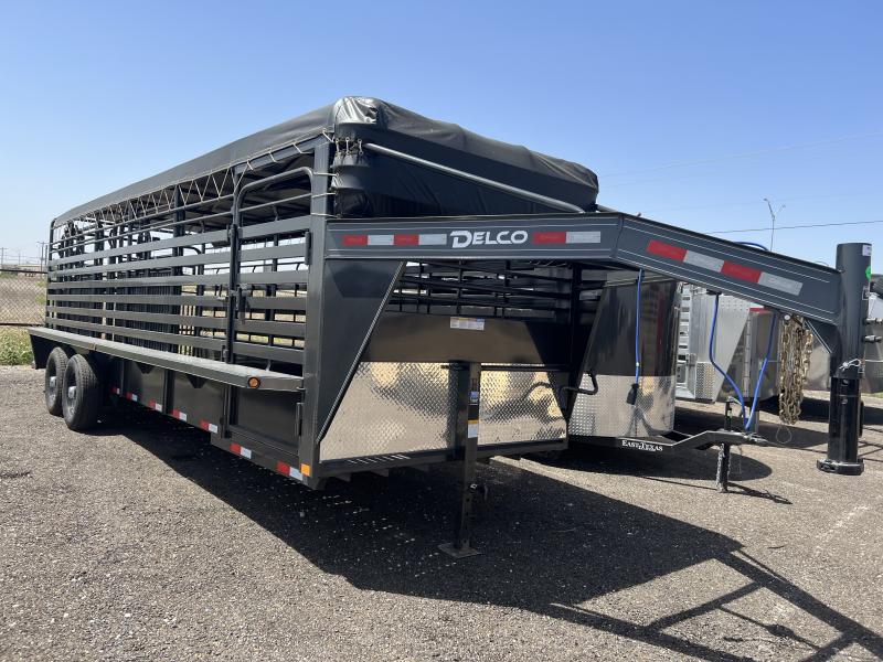 2022 Delco Trailers 6.8x24ft Livestock Trailer 2022 Delco Trailers 6.8x24ft Livestock Trailer
