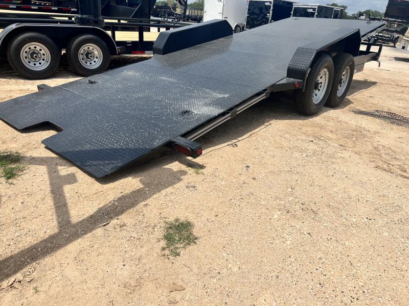 2023 CalTex 40ft Gooseneck Car Hauler Brush Country Trailers Shop