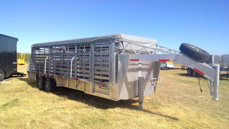2020 W-W Trailer 24ft Aluminum Livestock Trailer 2020 W-W Trailer 24ft Aluminum Livestock Trailer