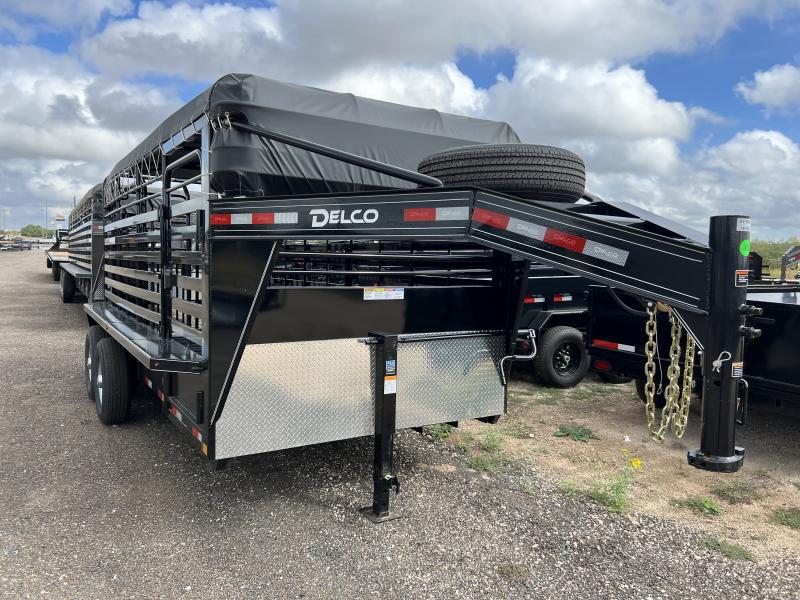 2023 Delco Trailers 6.8x16ft Gooseneck Livestock Trailer 2023 Delco Trailers 6.8x16ft Gooseneck Livestock Trailer
