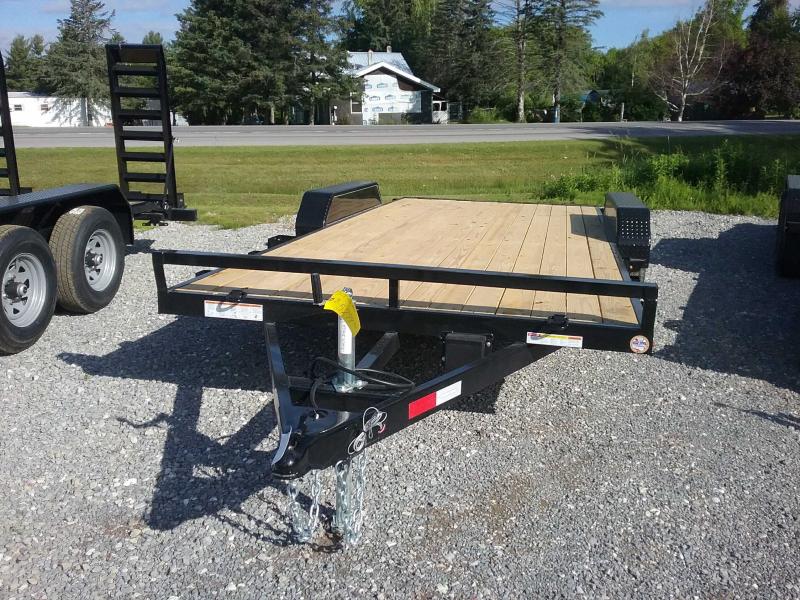 2022 Sure-Trac 7 x 18 (16+2) C-Channel Car Hauler Trailer 7K 2022 Sure-Trac 7 x 18 (16+2) C-Channel Car Hauler Trailer 7K