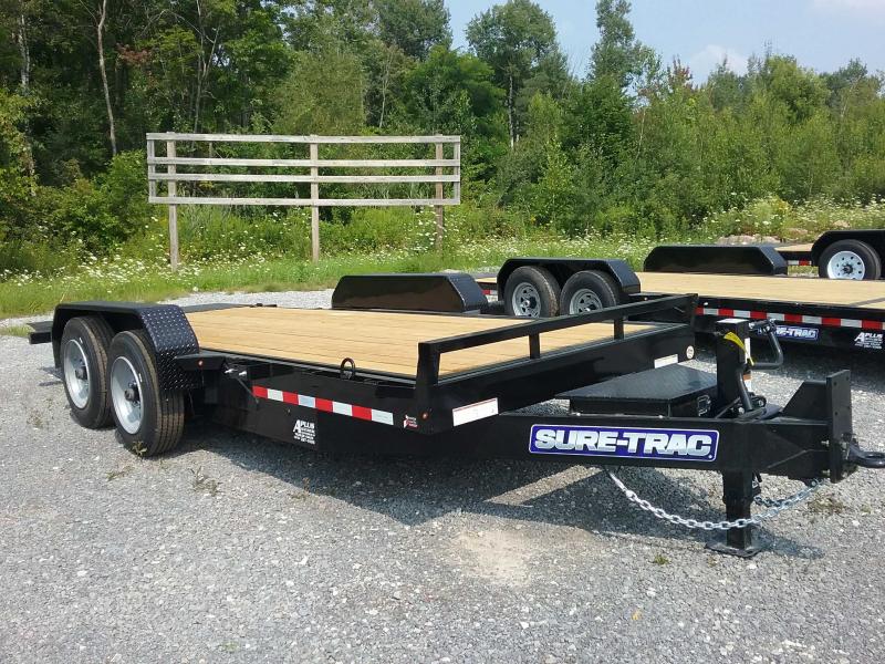 2021 Sure-Trac 7 x 18 Tilt Bed Equipment Trailer 16K 2021 Sure-Trac 7 x 18 Tilt Bed Equipment Trailer 16K
