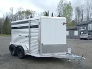 2026 Frontier Aluminum Livestock 12'7" w/Aluminum Decking, Plexiglass, Spare Tire Mount
