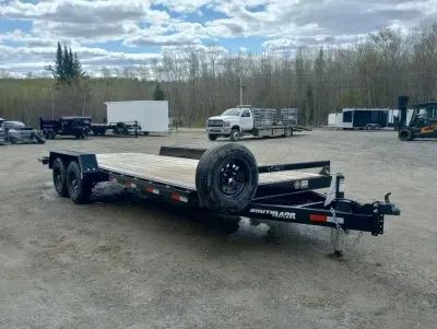 2026 Southland 7x20 11K Open Car Hauler w/Slide-In Ramps