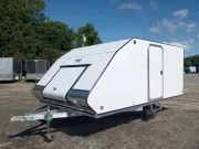 2027 Mission 101x14 Aluminum 2-Place Crossover w/Mats & Guides, Tapered Ramp, 4'x4' Front Door
