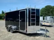 2026 DuraBull 7x14 7K Aluminum Enclosed Cargo w/Contractor Package, Barn Doors