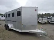 2025 Frontier Strider Series 7K Aluminum 3-Horse Slant Load w/Front Tack, Rear Ramp, Aluminum Wheels