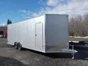 2026 E-Z Hauler 8.5x24 10K Aluminum Enclosed Car Hauler w/Extra Height, V-Nose, D-Rings