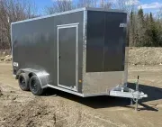 2026 E-Z Hauler 7x14 7K Aluminum Enclosed Cargo w/Extra Height, Spring Assist Rear Ramp