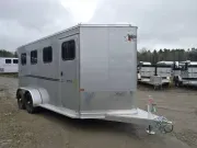 2025 Frontier Strider Series 7K Aluminum 3-Horse Slant Load w/Front Tack, Rear Ramp, Aluminum Wheels