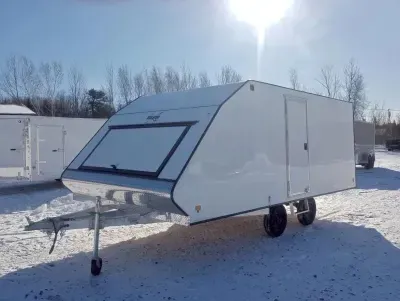 2026 Mission 101x16 Aluminum 3-Place Crossover w/Galvanized Axles, Tapered Ramp
