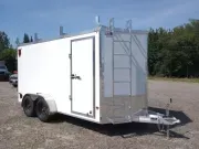 2026 DuraBull 7x14 7K Aluminum Enclosed Cargo w/Contractor Package, Barn Doors