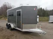2025 Frontier Ambassador NT Lite 7K Aluminum 2-Horse Straight Load w/Saddle Racks, Escape Doors, 