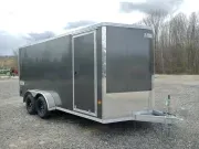 2026 E-Z Hauler XLT 7x16 7K Aluminum Enclosed Cargo w/Spring Assist Rear Ramp