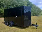 2027 ITI Cargo 7x14 7K Enclosed Cargo w/Spring Assist Rear Ramp, Blackout Package