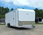 2026 E-Z Hauler 8.5x20 7K Aluminum Enclosed Cargo w/Ultimate Landscape Package, Spring Assist Ramp