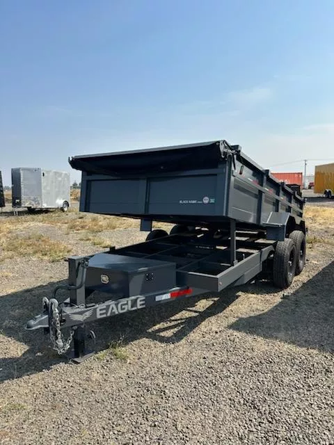 2025 Eagle 7' x 14' Blackhawk Heavy Duty 14k Dump Trailer