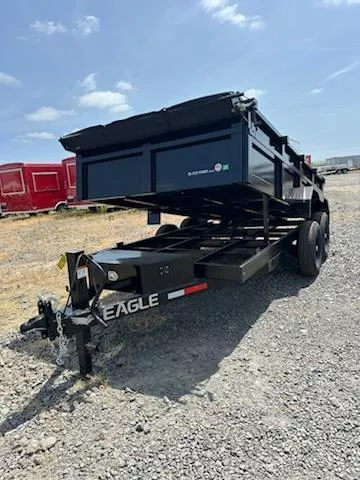 2025 Eagle Trailers Blackhawk Series 7' x 14' Heavy Duty 14K Dump Trailer