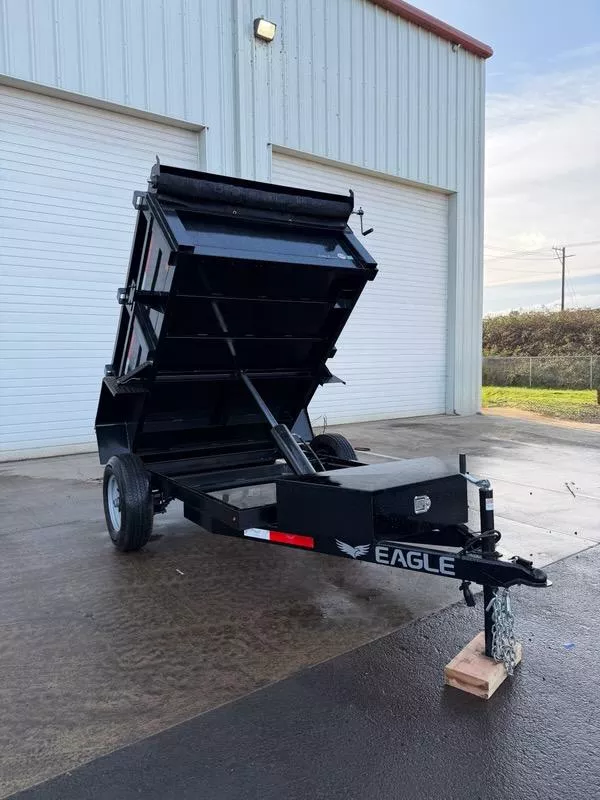 2026 Eagle Trailers 5' x 8' Heavy Duty Dump Trailer