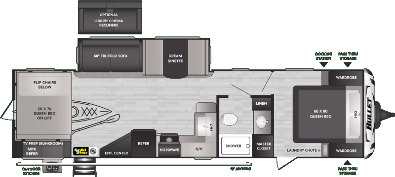 new Travel Trailers Keystone RV Bullet for sale, in Palm Bay, FL Thumbnail 2
